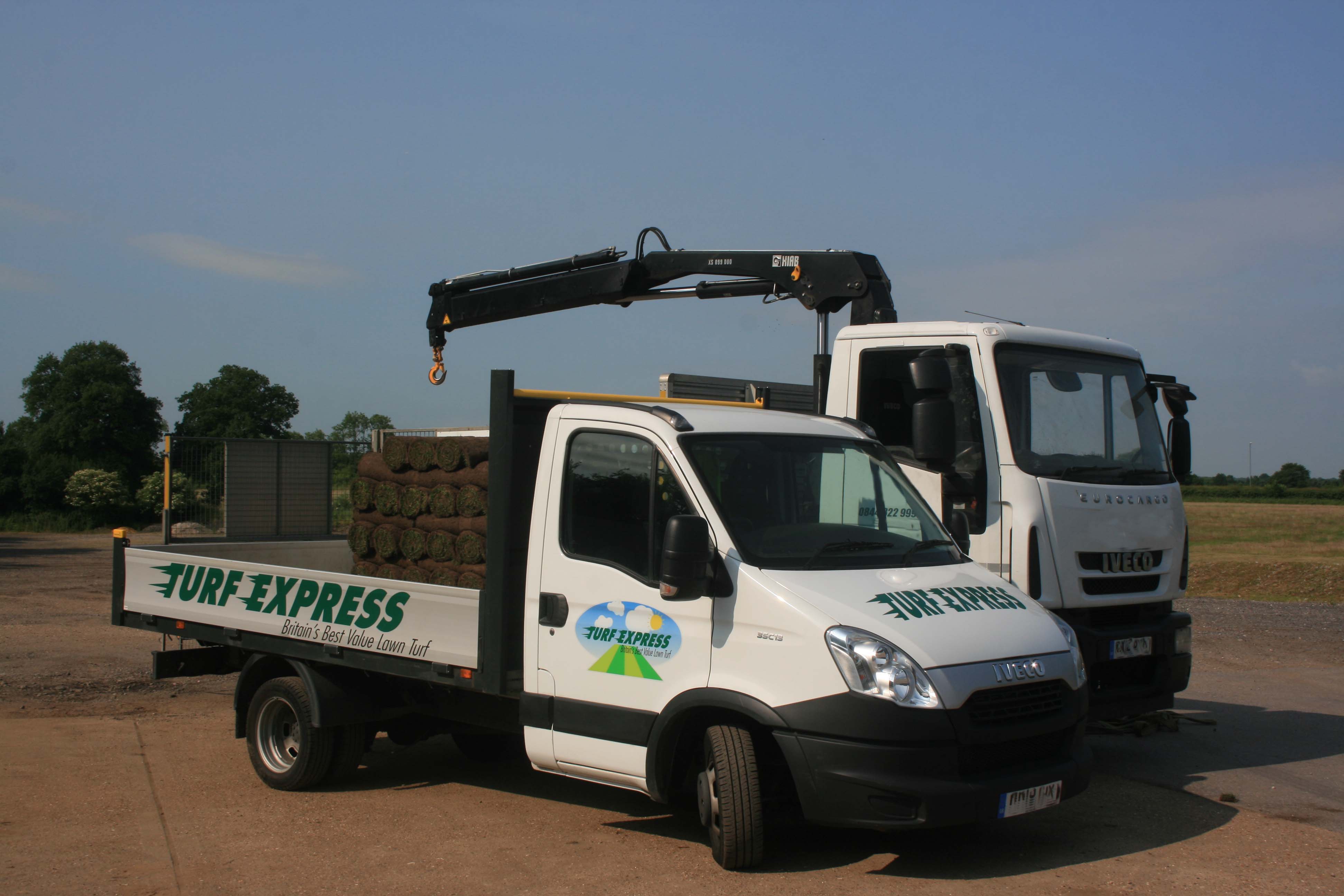 Turf Express delivery vehicle